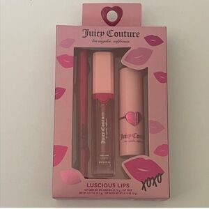Juicy Couture NWT Luscious Lips Lip Gloss Trio in Pink Delight